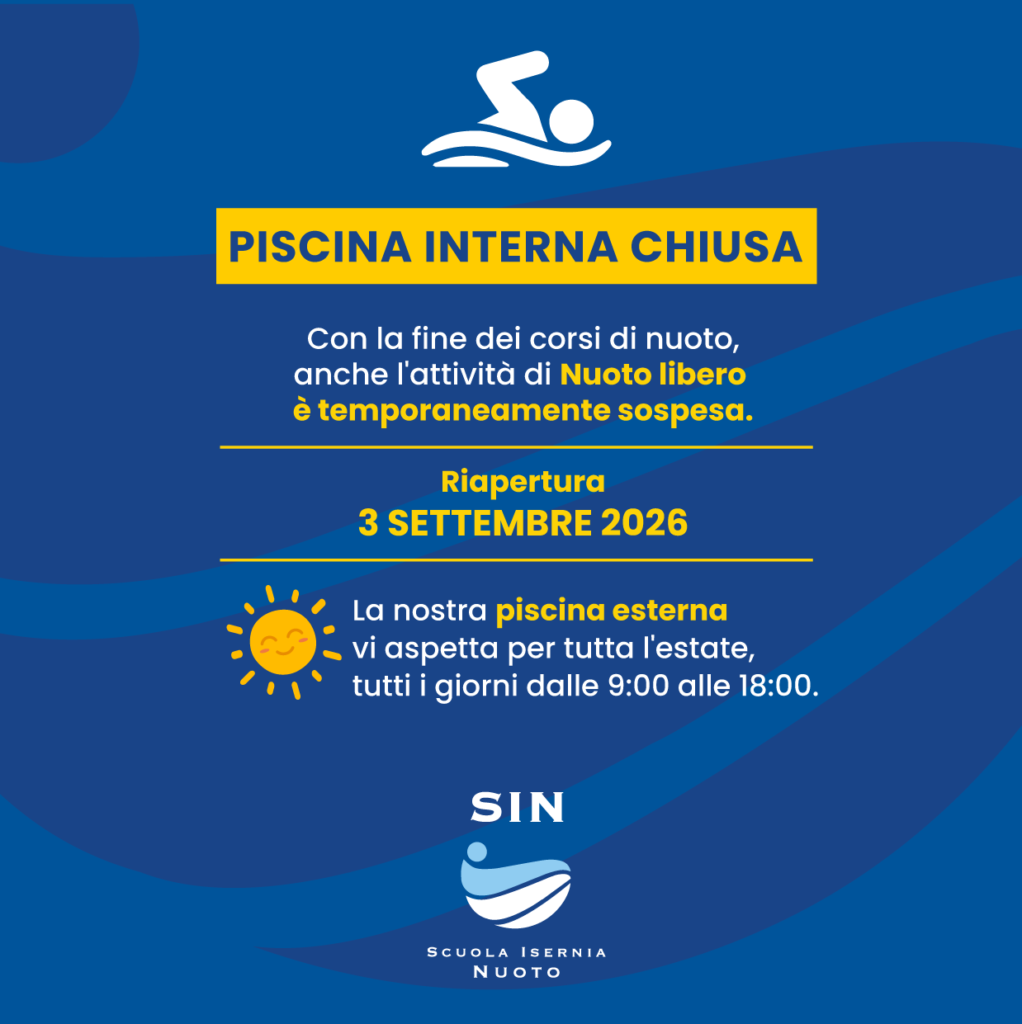 Piscina Interna Chiusa - Formato Quadrato